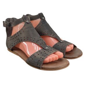 Roan by Bed l Stu 7 Kit Cutout Bosco Sandals Gray Women’s Size 7.5 (HF36